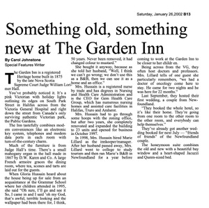 Something old, something new at The Garden Inn